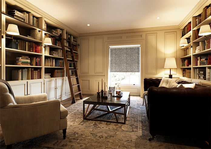 William Morris At Home Willow, Indigo - Twist&Fit Roller Blind - Image 7